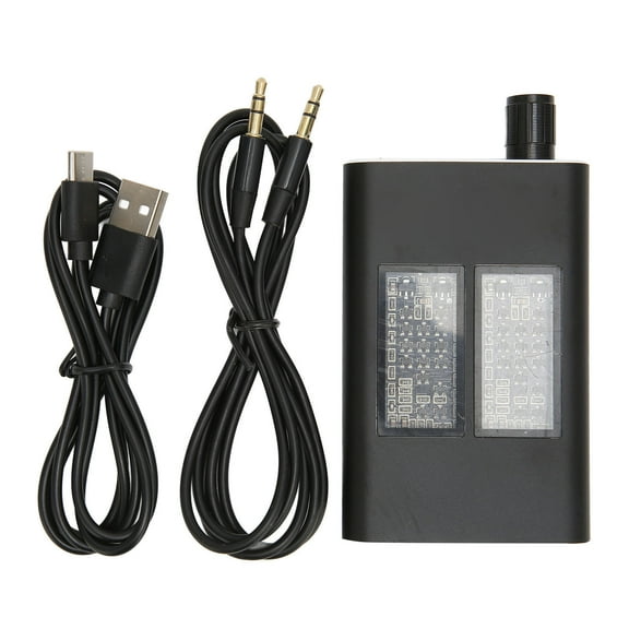 Headphone Amplifier 3.5mm HiFi Stereo 2 Stage Gain Switch Rechargeable Portable Headset Amp for Phone Computer MP3 MP4