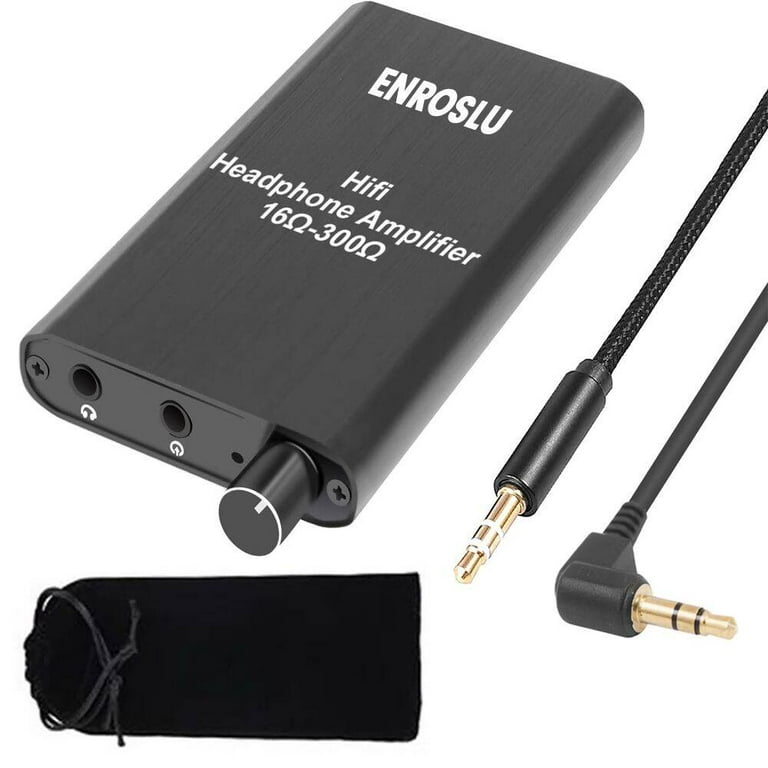 A010 Portable Headphone Amplifier 3.5mm Audio Rechargeable HiFi Compatible with MP3 4 Phones and Computers Walmart