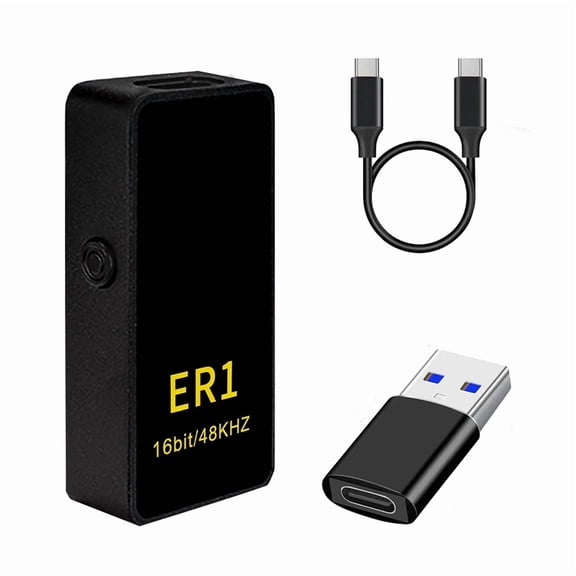 Headphone Amplifier HIFI Decoding Phone Sound Card 16bit/48kHz Portable Audio Decoder for //IOS/Android