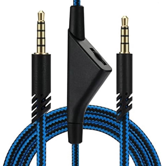 Headphone Cable Cord with Inline Volume Control for A10 A40 Gaming Headset 3.5mm to 3.5mm Cord Audio Cable 200cm