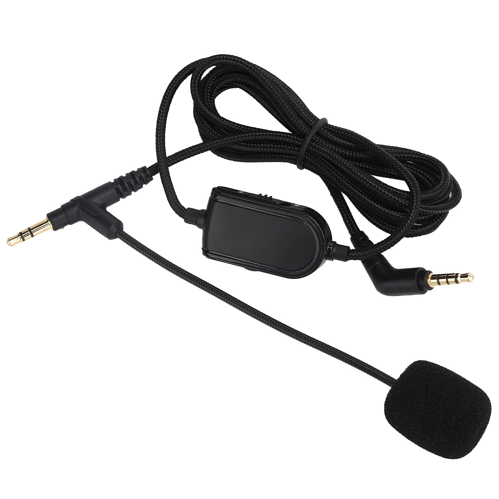 Headphone Cable Replacement, Headphone Audio Cable With Arm Microphone