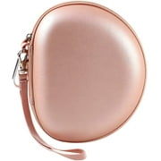 Headphone Case Compatible with Mpow 059/ H1/ H2/ H5/ for Thor/ for Beats Solo3/ Solo2/ for Picun P26/ for iJoy Matte Finish/ for Elecder i39/ More Foldable Bluetooth Wireless Headset - Rose Gold