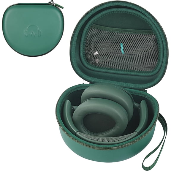 Headphone Case Compatible with JLab JBuds Lux ANC Wireless Headphones,Raycon The Everyday Wireless Bluetooth Over Ear Headphones(Green)