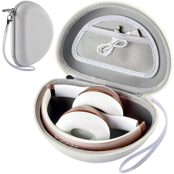 Headphone Case for Beats Solo3 / for Beats Solo2/ for Beats Solo Pro Bluetooth On-Ear Headphones - White