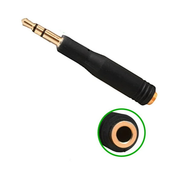 Headphone Extension Adapter Jacks Stereo Adapter Conversion Head 3.5mm Male to 3.5mm 3/4 Poles Female Converter