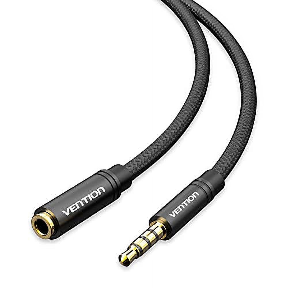 Headphone Extension Cable, VENTION 3.5mm Audio Extension Cable 3 Ring 4