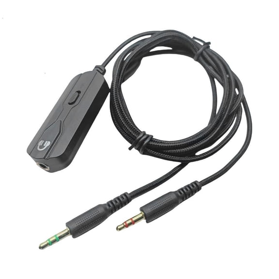 Computer Adapter 3.5mm Headphone Mic Cable for Computers for Signals Transmission 200cm/ 78.74inch