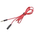 thumbnail image 1 of UKCOCO Red Audio Extension Cable for Earphones, Universal 35Mm Jack Adapter, 1 of 6