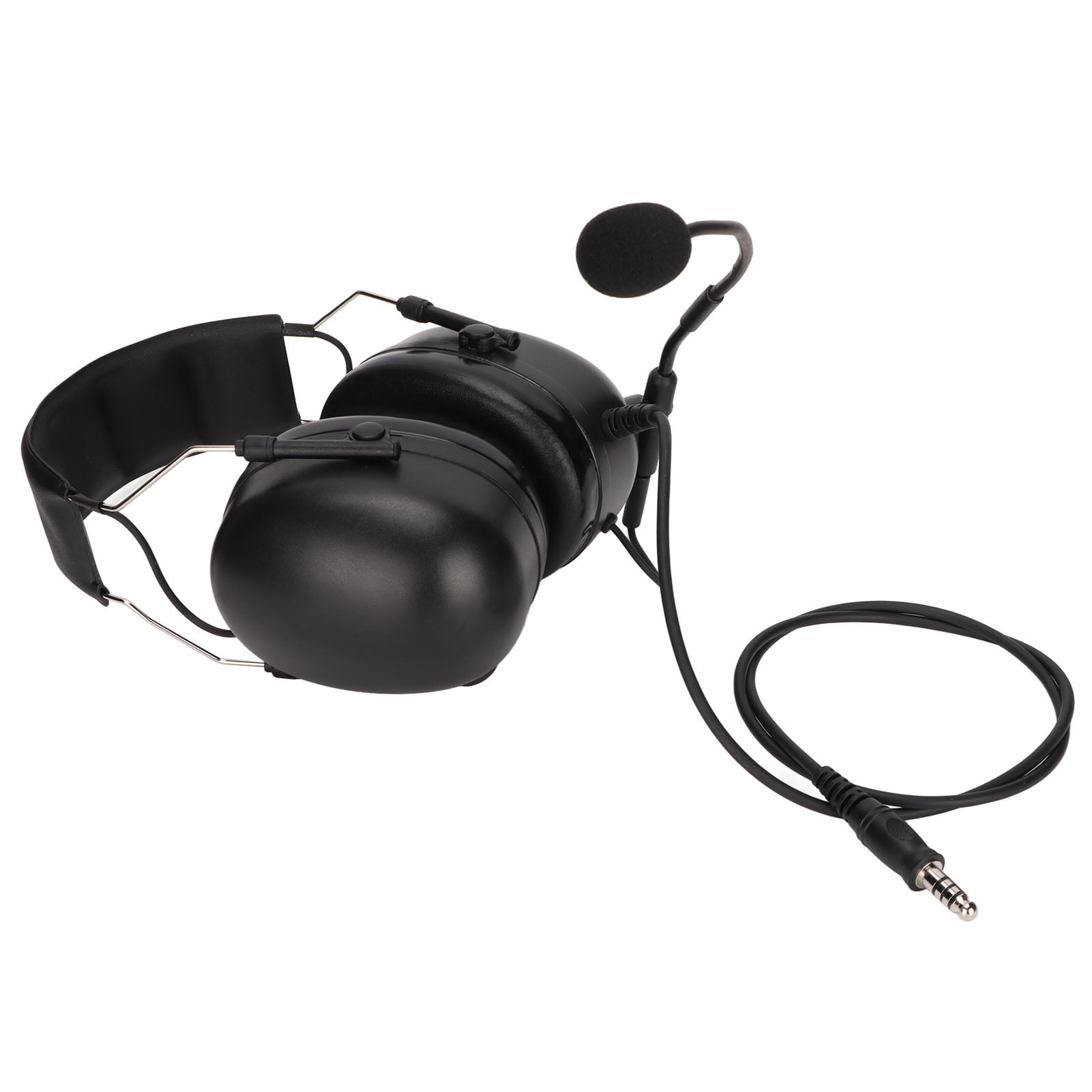 Headphone, Replaceable Earmuff Safe Noise Cancelling Headset Tensile