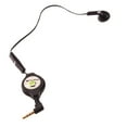 thumbnail image 1 of Headphone Retractable Mono Earphone for Motorola Moto G Power 5G (2023)/5G Stylus (2023) Phone - 3.5mm w Mic Headset Handsfree Earbud K7V, 1 of 6