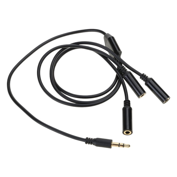 Headphone Splitter 3.5mm,Splitter, Headsets Splitter Cable for Gamings Headsets,1 Male to 3/6 Female Splitter