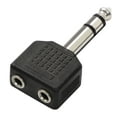 thumbnail image 1 of Headphone Splitter Adapter 6.35mm Male to 2 3.5mm Female Stereo Converter 1pcs, 1 of 7