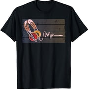 Headphone T-Shirt DJ Gift EDM Electronic Dance Music Lover T-Shirt