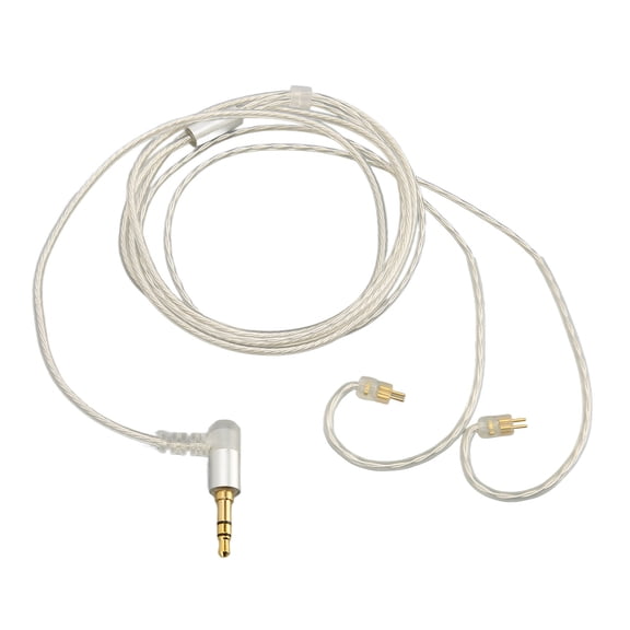 Headphone Upgrade Cable 2 Pin 0.78mm Silver Plated Copper Replacement Upgrade Cable for Weston 1964 UE3X UE18 W4R UM3X