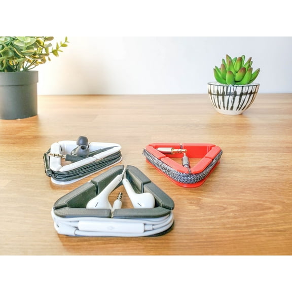 Headphone and Cord Organizers. Perfect for Wrapping Earbuds and Cables.