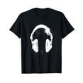 thumbnail image 1 of Headphone heartbeat tshirt, headphone boy, headphone Music T-Shirt, 1 of 5