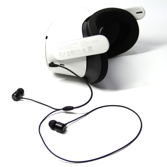 Headphones Bass Surround Comfort Headphones VR Glasses All-in-One Accessories for Quest 2/HTC VR/Pico/Neo 3-Black