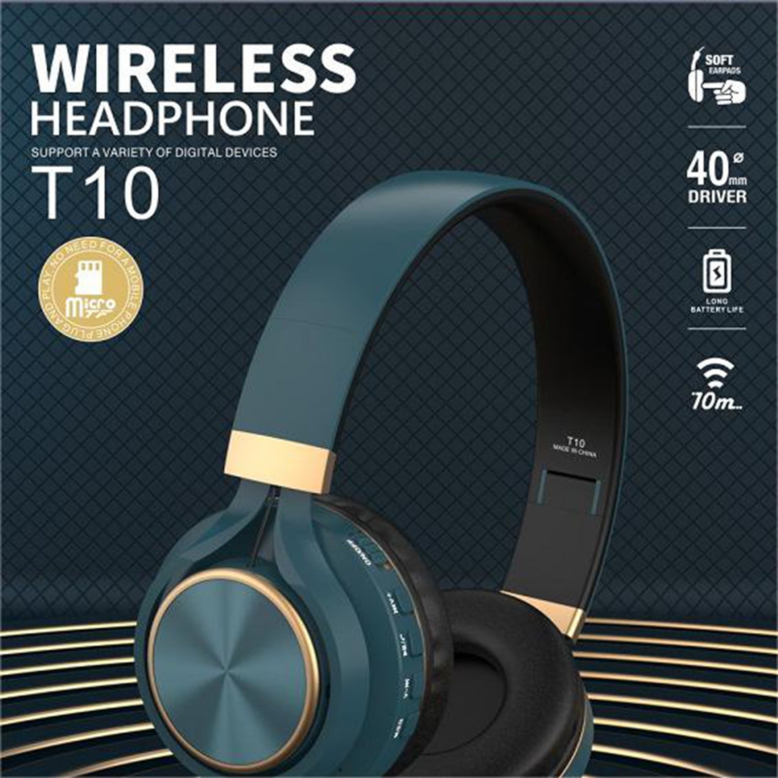 Headphones for Belly X17 Ear Buds Sports Wireless Headphones Noise