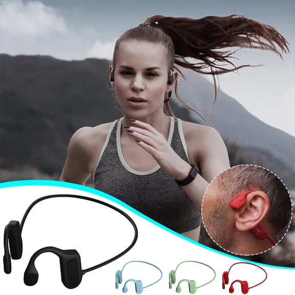 Headphones - Bluetooth 5.0 Wireless Sport Headset, 10H Playtimes, IPX5 Sweatproof, Noise Cancelling Mic for Running, Cycling, Driving, Outdoor Workouts & Hearing Safety