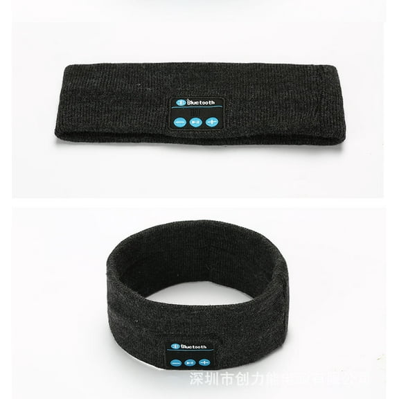 Headphones Bluetooth 5.4 Headband, Sports Wireless Earphones Sweat Resistant Earbuds Sleeping Headphone with Ultra-Thin HD Stereo Speaker for Workout Running Cool Gadgets Unique Gifts,black,A,1