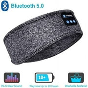 Headphones Bluetooth Headband, Wireless Music Sleeping Headphones Sports Headband Noise Cancelling Bluetooth Sleep Mask for Sleeping, Workout, Jogging, Yoga, Insomnia, Air Travel, Meditation