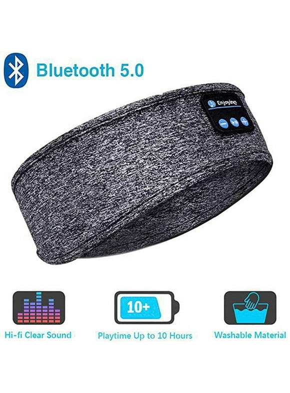 Headphones Bluetooth Headband, Wireless Music Sleeping Headphones Sports Headband Noise Cancelling Bluetooth Sleep Mask for Sleeping, Workout, Jogging, Yoga, Insomnia, Air Travel, Meditation