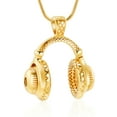 thumbnail image 1 of Headphones Cremation Pendant Small Urns For Ashes Keepsake Urn Necklace Cremation Jewellery Urns, 1 of 8
