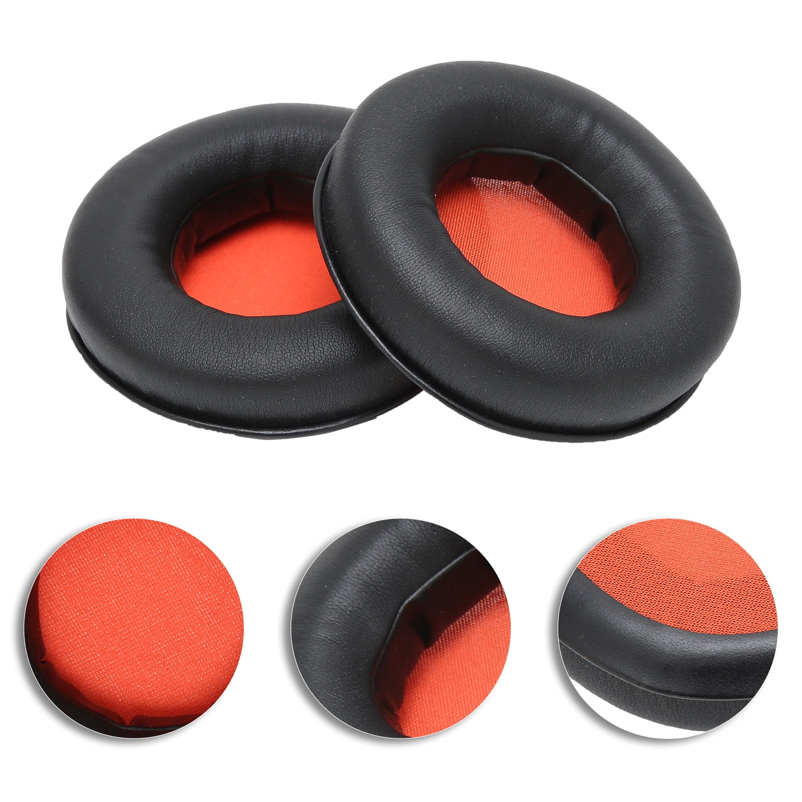 Headphones Ear Pads, Flexible Ear Cushions Replacement Easy To Install