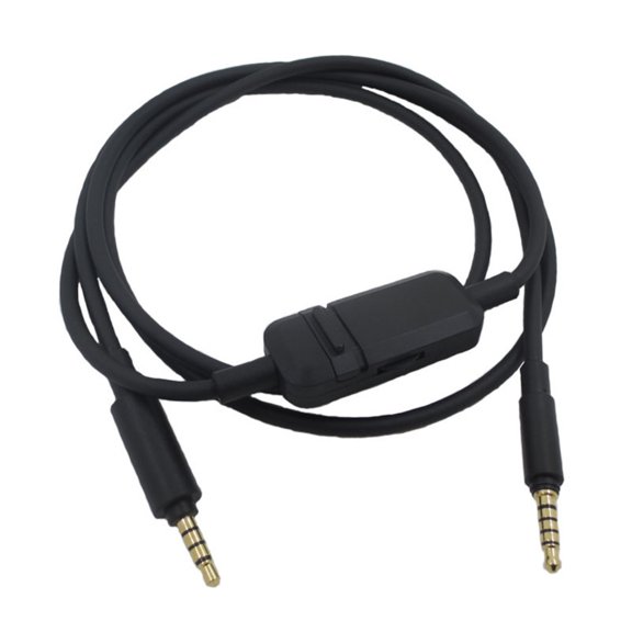 Headphones Earphone Cable Inline Volume Wheel Inline Mute Control for Beyerdynamic MMX300 II