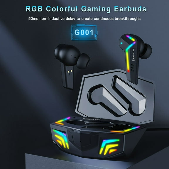 Headphones – G001 Bluetooth Headset Game Headset Low Delay E-sports Game Headset RGB Emitting Game Headset
