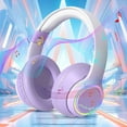 thumbnail image 1 of Headphones – Gaming Headset With Intelligent Noise Reduction Long Battery Life Suitable For Tablets Computers Mobile Phones Four Gradient Colors, 1 of 7