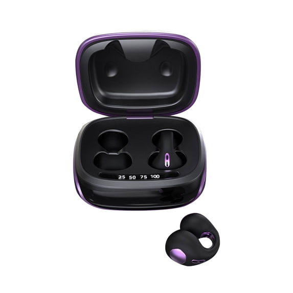 Headphones for Kids Hwkond JX80 Wireless Conduction Clipped Ear Bluetooth Earphones For Noise Reduction, High Battery Headphones, No Delay Headphones on Clearance