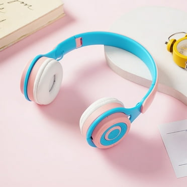 Headphones with Mic for Pc Soft Memory Earmuffs New Bluetooth Headset Mobile Phone and Computer Universal Folding Children Learning Wireless Bluetooth Wireless Headphones with Noise Cancelling
