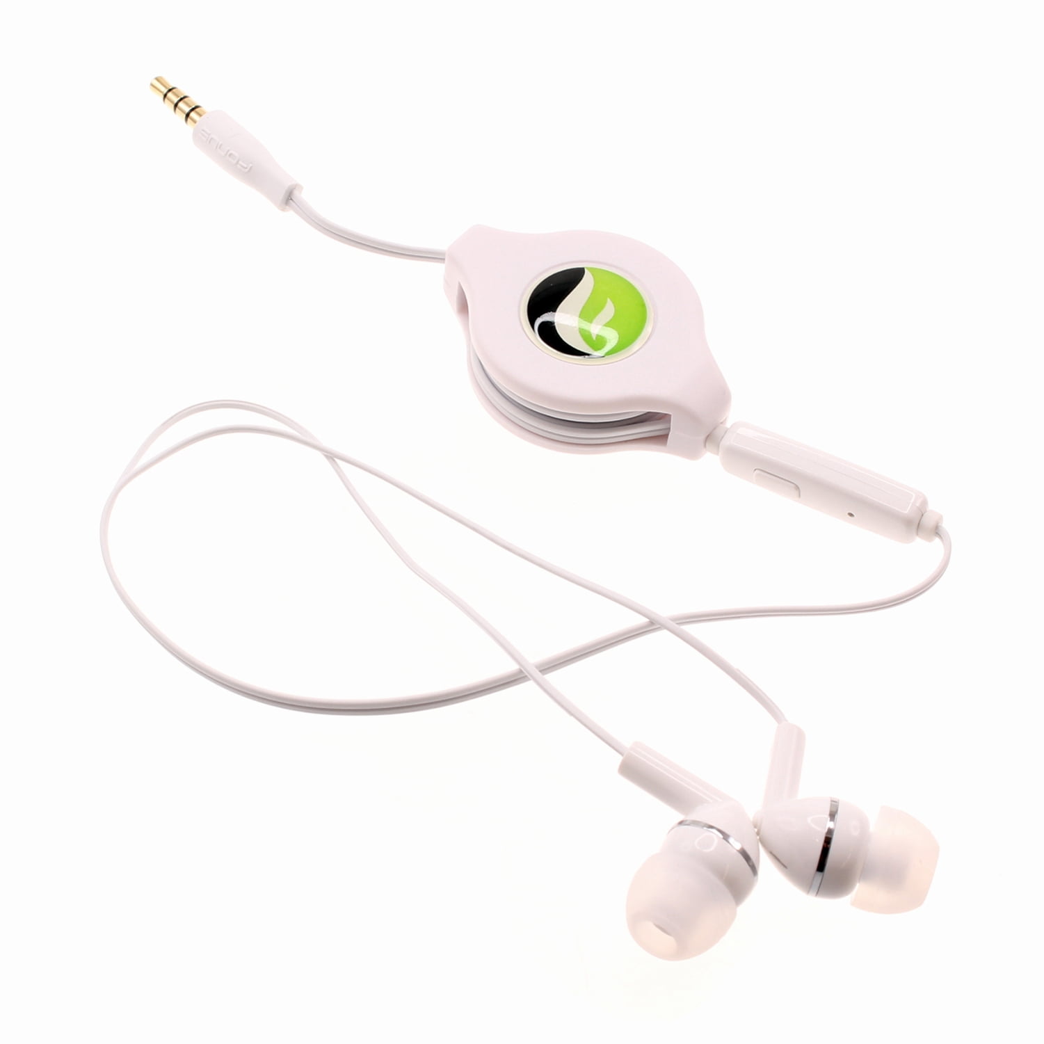 Headphones Retractable Earphones for Motorola Moto G Play (2024) - Hands-free Headset 3.5mm w Mic Earbuds Earpieces Microphone Z9D for Moto G Play (2024)