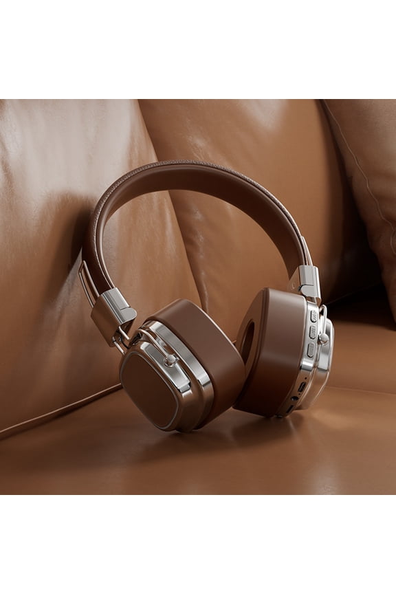 Headphones With Retro Style Wireless Bluetooth 5.3 SubwooferHi-Fi Deep Bass, Lightweight Headset with Cloud Foam Cushion,Ergonomic Design,40mm Drivers, for Phone/PC/Travel/Gaming