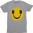 thumbnail image 1 of Headphones Smile Music Club DJ Funky Funk House Electronic House Groove T-Shirt, 1 of 4
