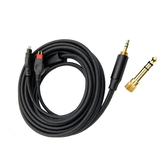 Headphones Sound Cable Replacement for HD650 HD600 HD580 HD660S with 3.5mm Jacks