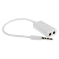 thumbnail image 1 of Headphones Splitter for Nokia C300/C110, G100/G310 5G Phones - 3.5mm Earphone Adapter Dual Headset Port Audio Jack Adaptor O8O for Nokia C300/C110, G100/G310 5G Models, 1 of 5