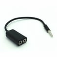 thumbnail image 1 of Headphones Splitter for Samsung Galaxy Tab A 8.0" (2017)/Tab A 8.0" (2018)/A8 10.5" (2021) - 3.5mm Earphone Adapter Dual Headset Port Audio Jack Adaptor, 1 of 2