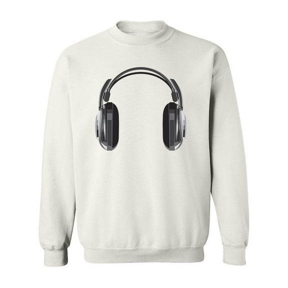 Headphones . Sweatshirt Men -Image by Shutterstock, Male Large