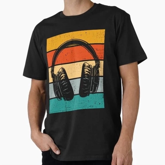 Headphones T-Shirt S-5XL