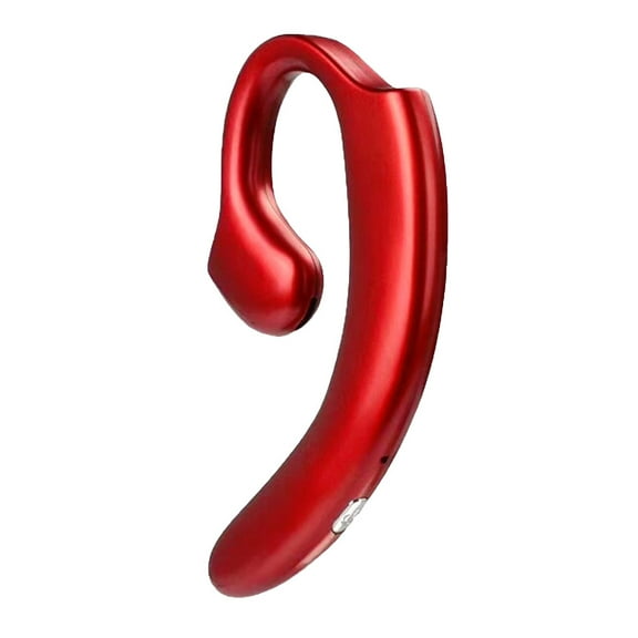 Headphones Wireless Ear Bone Conduction Earbuds Earphone Earplugs Red