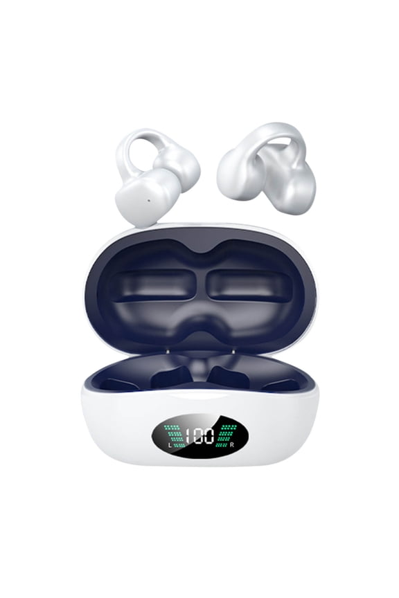 Headphones Wireless Ear Clip Headphones Bluetooth Mini Sports Running Earring Headphones Open Ear In Ear Headphones Wireless Earbuds With Earhook Wireless Earbuds