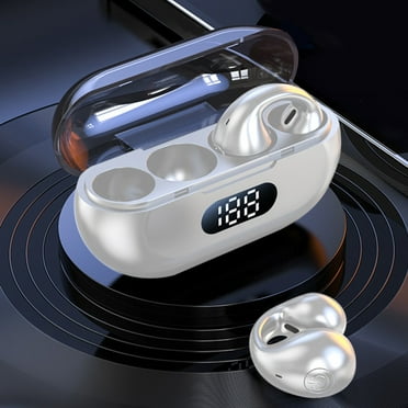 Headphones Wireless Ear Clip Skeleton Conduction Headphones Bluetooth 5.3 Waterproofs Open Earphones Suitable For Running Sports Cycling Driving Wireless Headphones