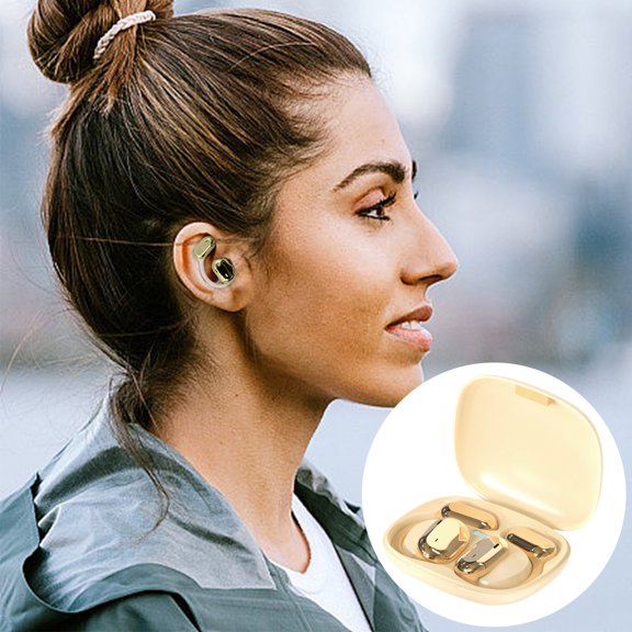 Headphones Wireless Hwkond New 5.3 Stereo Bluetooth Headset Binaural Noise Canceling Sports Headphones on Clearance