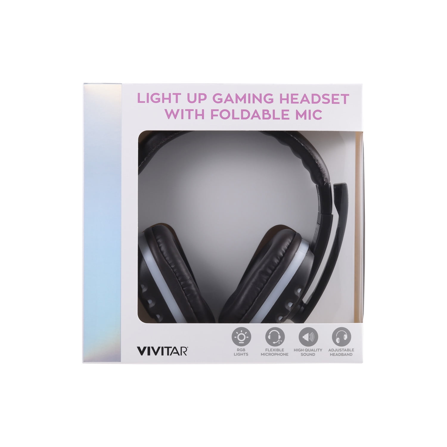 Vivitar Back to School Headphones with Built in Microphone Black New