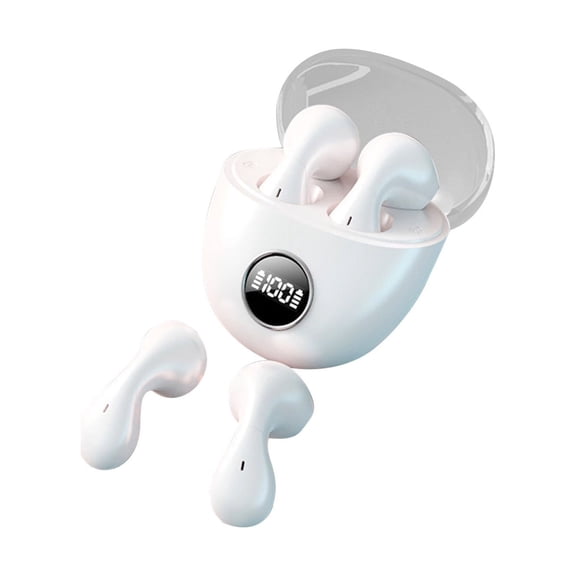 Headphones Wrieless Earphone Hwkond Wireless Bluetooth Earphones Are Not In The Ear, Clip Type, And Sport Digital Display Earphones on Clearance