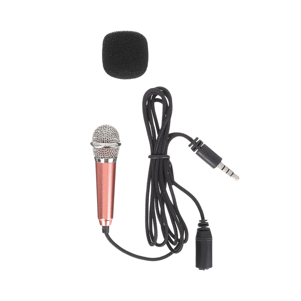 Headphones for Kids Headset Portable Mic Singing Microphone Miniature Cell Voice Recording Wired