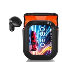 NE20 Wireless Bluetooth 6.0 In-Ear Earbuds, AI Translator, Noise-Cancelling Headphones, LED Touch Screen, 130  Languages, 24H,Black