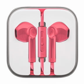 Headphones with Mic, Corded Headphones Wired Headsets with Microphone, Volume Control for Cell Phone, Tablet, PC, Laptop, MP3/4, Video Game, Pink